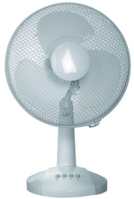 Goldair 40cm Oscillating Desk Fan White