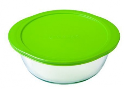 Photo of Pyrex - Storage Cook and Store Round Dish With Lid- 1.1 Litre
