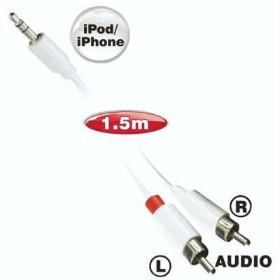 Photo of Ellies iPod & iPhone Stereo Cable 2RCA - 3.5mm