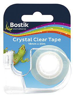 Photo of Bostik Crystal Clear Tape Dispenser - 18mm x 20m