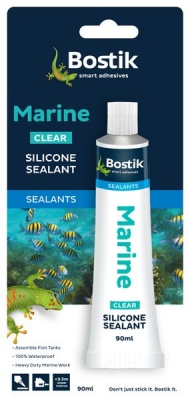 Photo of Bostik Marine Clear Silicone Sealant - 90ml Tube