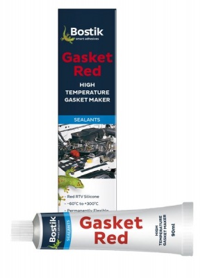 Photo of Bostik High Temperature Gasket Red marker 90ml
