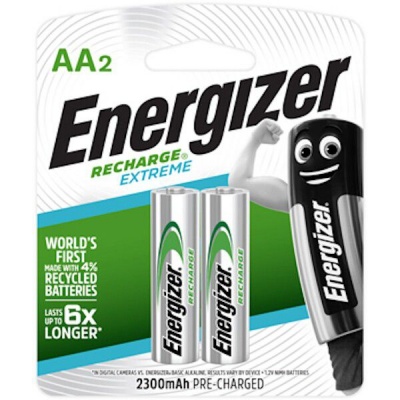 Photo of Energizer Recharge Extreme NiMH AA 2300mAh Battery Card 2