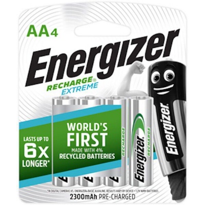 Photo of Energizer Recharge Extreme NiMH AA 2300mAh Battery Card 4