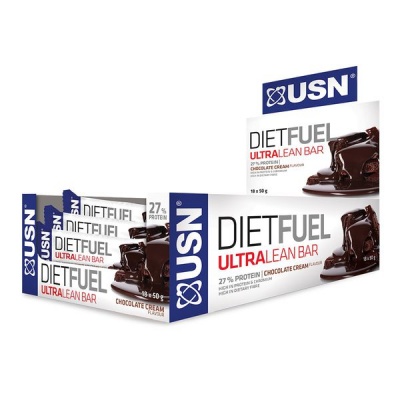 Photo of USN Diet Fuel Bar - Chocolate Cream 50gx18