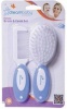 Dreambaby - Deluxe Grooming Brush and Comb Set - Blue Photo