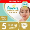 Pampers Premium Care - Size 5 Mega Pack - 88 Nappies Photo