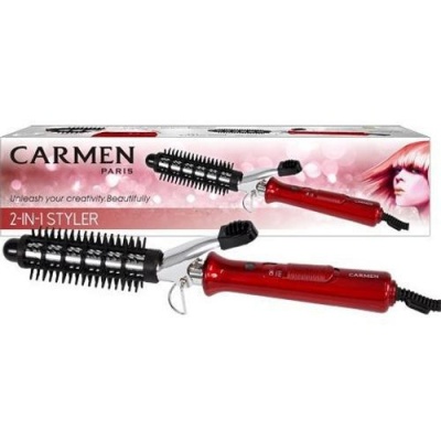 Photo of Carmen 1160 Curling Iron & Hot Brush 2-in-1 Hair Styler