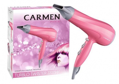 Photo of Carmen 5162 Turblo Twister Hair Dryer 2200W Pink