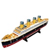 Cubic Fun Small Titanic - 35 Piece 3D Puzzle Photo