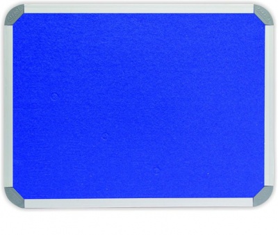 Photo of Parrot Products Parrot Info Board Aluminium Frame - Royal Blue Felt