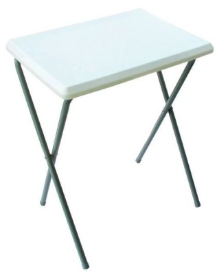 Photo of Leisure Quip Leisure-Quip - Folding Picnic Table - White & Grey