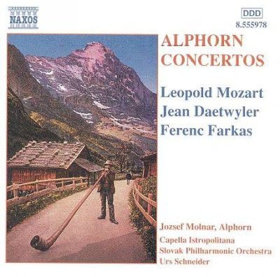 Photo of Jozsef Molnar - Alphorn Concertos: Mozart/daetwyler/fa
