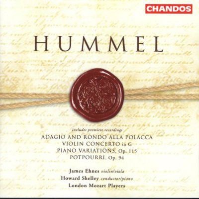 Photo of Hummel:Violin Concerto in E:Violin -