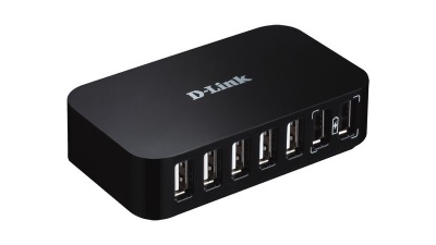 Photo of D Link D-link DUB-H7 7 port USB 2.0 hub - Black