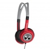 iFrogz Ear Pollution Toxix Red Headphones Photo