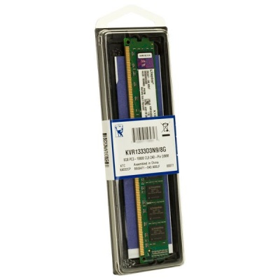 Kingston Value Ram 8GB 1333MHz DDR3 CL9 Desktop DIMM