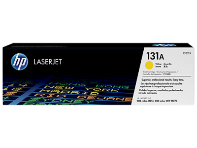 Photo of HP #131A Yellow Laserjet Toner Cartridge
