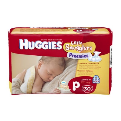 Photo of Huggies Little Snugglers Premature Nappies Size P 30s