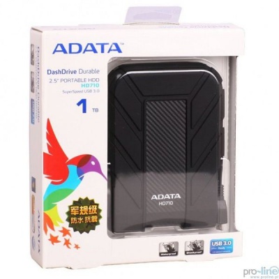 Photo of ADATA HD710 1TB 2.5" USB 3.0 HDD External Hard Drive - Black