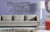 Fantastick - Serenity Prayer Vinyl Wall Poetry Photo