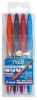 Pilot Frixion Ball Erasable Medium Rollerball Pens - Wallet of 4 Fashion Colours Photo