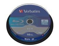Verbatim Blu ay 25GB Disc 10 Pack Spindle