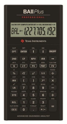 Photo of Texas Instruments BA 2 Plus Professional Financial Calculator
