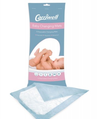 Carriwell Baby Changing Mat Pack of 5