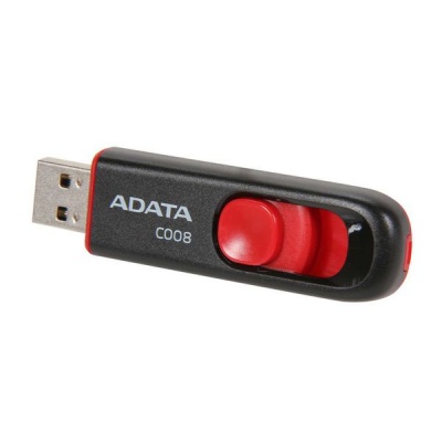 ADATA C008 32GB USB 20 Flash Drive BlackRed