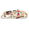 Melissa & Doug Wooden Railway Set Photo