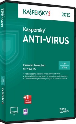 Photo of Kaspersky Anti-Virus 2015 - 1 User / 1 year DVD