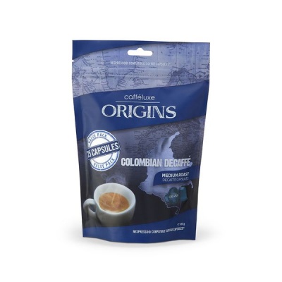 Photo of Caffeluxe Nespresso Compatible Origins Colombian Decaf Coffee Pods | 25 Bag