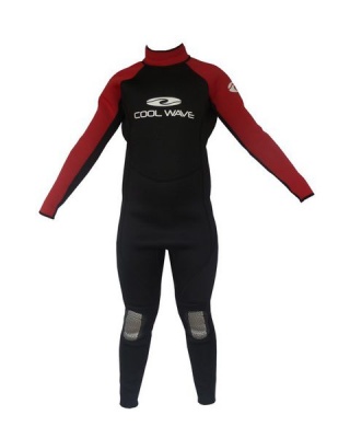 Photo of Coolwave Gear Coolwave Children's Full Wetsuit - Red/ Black