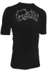 Macedo Fight Gear Black Flame Rash Guard Photo