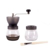 Ryo Coffee Manual Ceramic Conical Burr Coffee Grinder Set - Black Photo