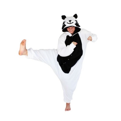 Photo of aFREAKa - Adults Panda Bear Onesie in White & Black