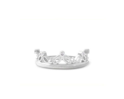 Photo of Why Jewellery Crown Diamond Ring - Silver
