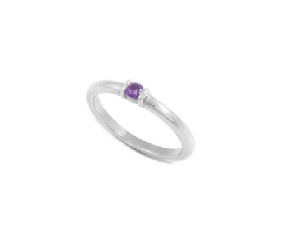 Photo of Why Jewellery Amethyst Ring - Silver