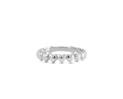 Photo of Why Jewellery Heart Eternity Ring - Silver