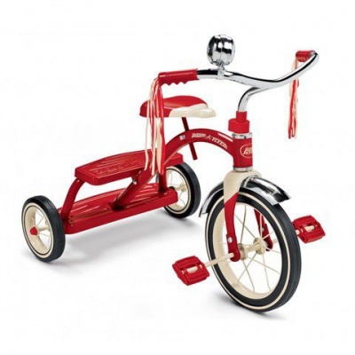 Photo of Radio Flyer Classic Red Dual Deck Tricycle - Red