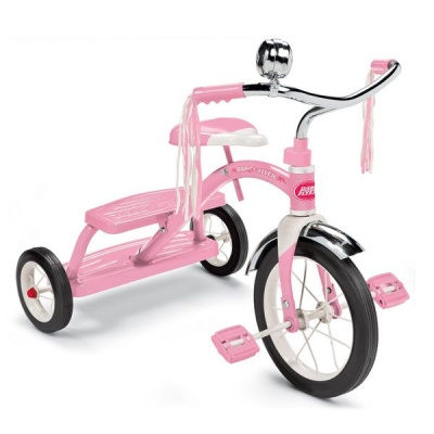 Photo of Radio Flyer Classic Pink Dual Deck Tricycle - Pink