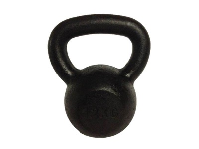 Photo of Just Sports Cast Iron Kettle Bell Black 24Kg