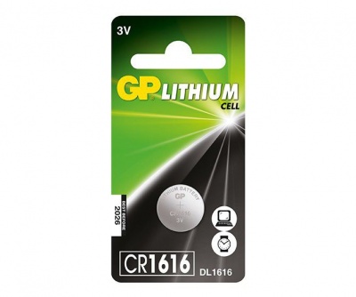 Photo of GP Batteries 3V CR1216 Lithium Coin BatteryGP Batteries 3V CR1216 Lithium Coin Battery Single Card