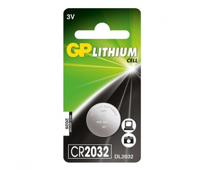 Photo of GP Batteries 3V CR2032 Lithium Coin Battery Single Card