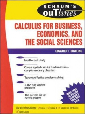 Photo of Schaum's Outline of Calculus for Business Economics and The Social Sciences