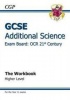 GCSE Additional Science OCR 21st Century Workbook - Higher Photo