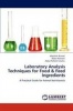 Laboratory Analysis Techniques for Food & Feed Ingredients Photo