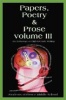 Papers Poetry & Prose Volume 3 Photo