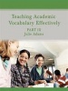 Teaching Academic Vocabulary Effectively Photo